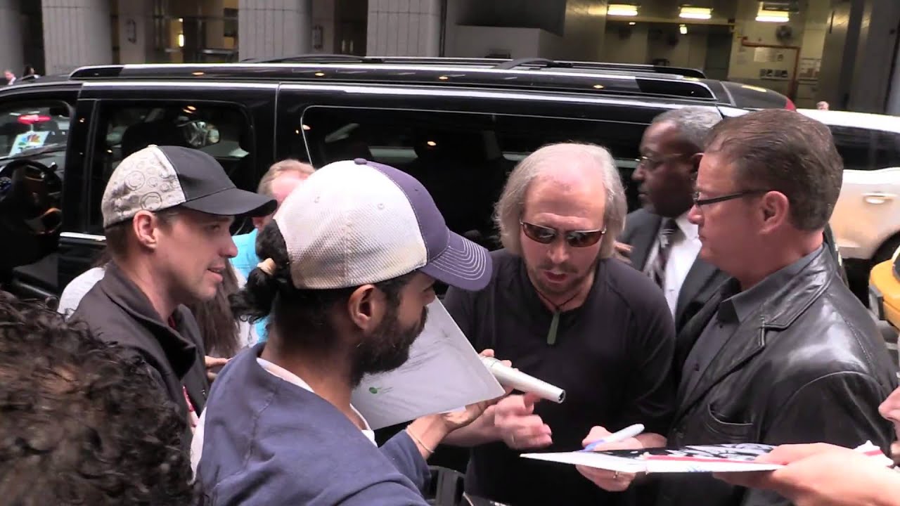Barry Gibb at 54th Street, N.Y.C.