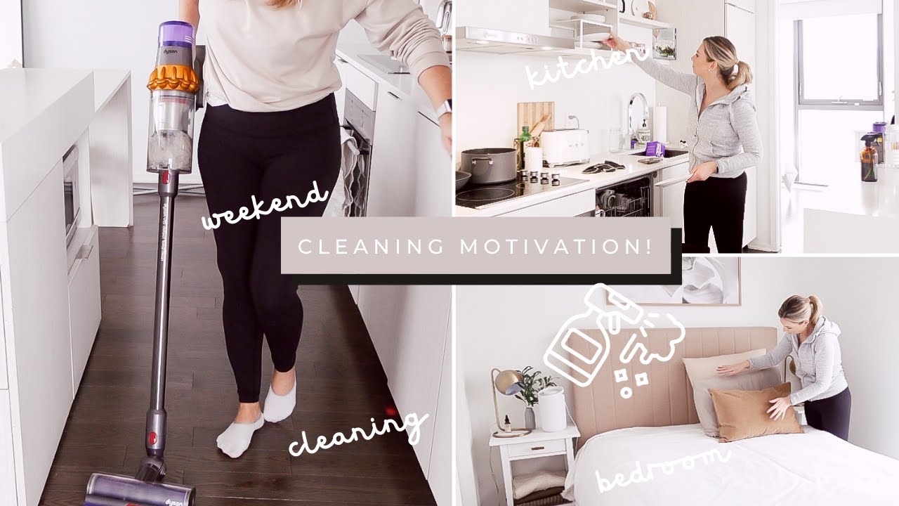 CLEANING MOTIVATION! Weekend clean with me!