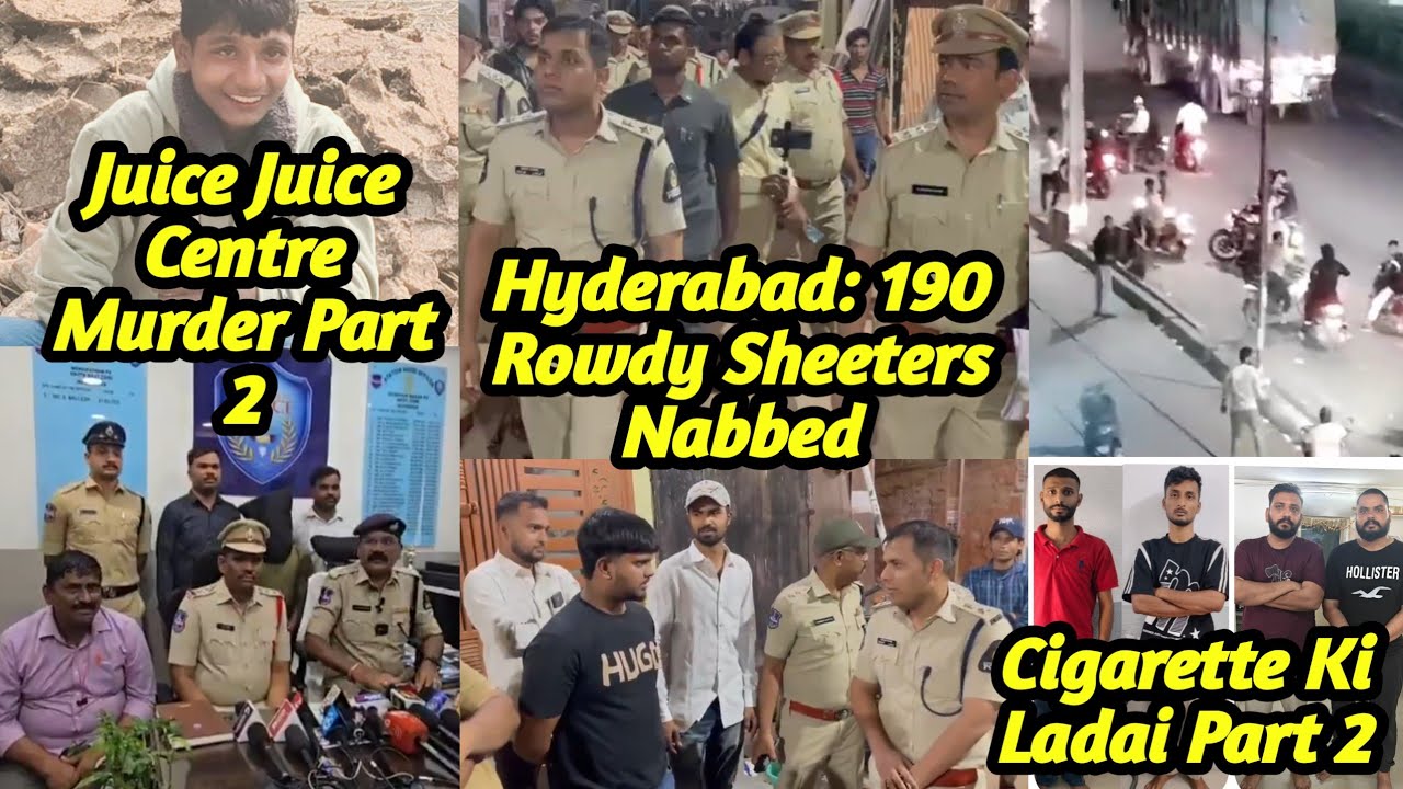 190 Badmaash Ek Raat Mein Pakde Gaye | Hyderabad Police Ka Bada Kadam | Pan Shop Pe Humla 