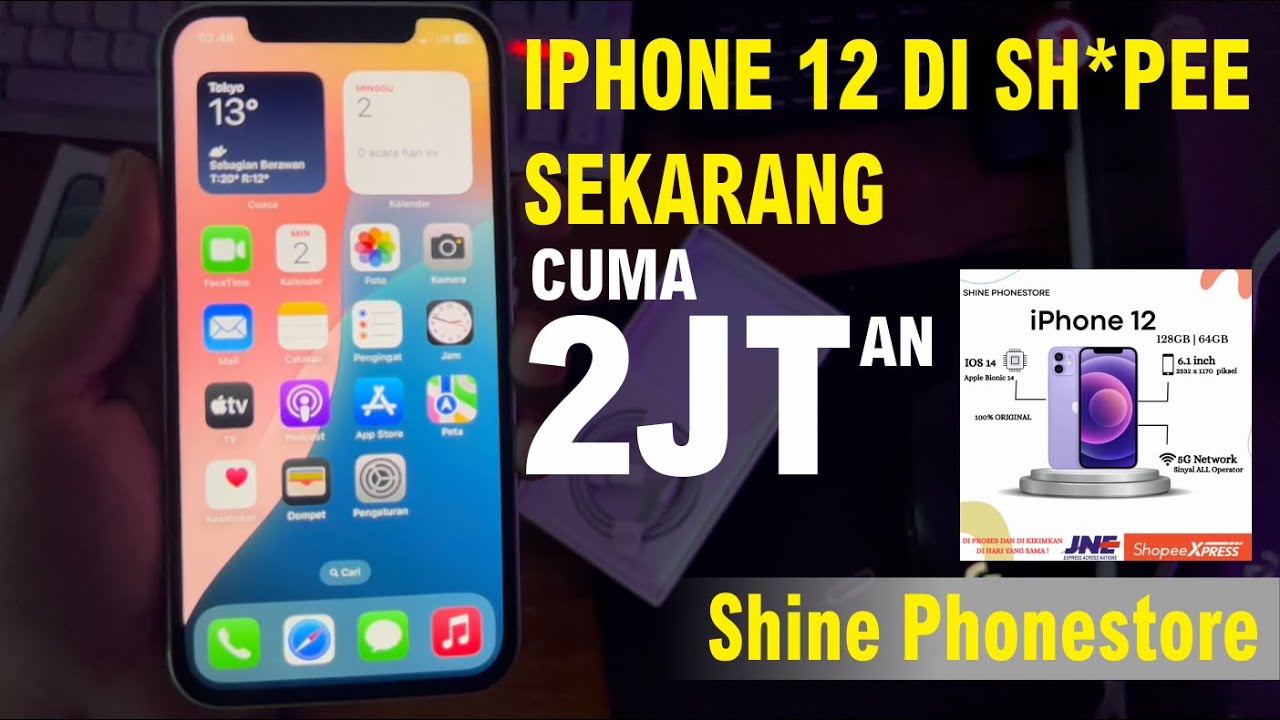 BELI IPHONE 12 EX INTER DI SHOPEE (SHINE PHONESTORE)