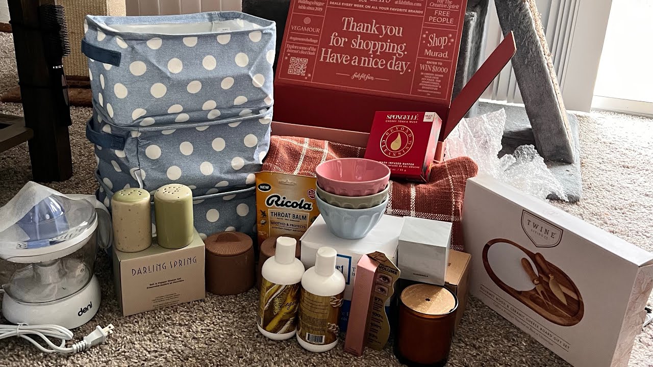 FabFitFun Fall 2023 & mystery bag, home bundle