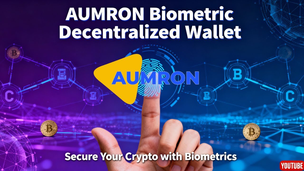 AUMRON Biometric Decentralized Wallet Next-Gen Crypto Security with Face & FingerID ARC20 Blockchain
