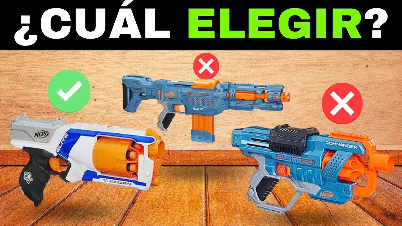 ✅ 9 MEJORES Pistolas Nerf Elite 2.0 BARATAS Amazon [2026] Pistolas Dardos Espuma para Niños/Adultos