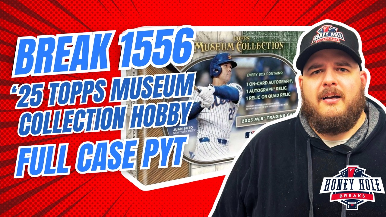 Полный набор коллекционных бейсбольных карточек Topps Museum Collection 2025 года — 8 коробок PYT...