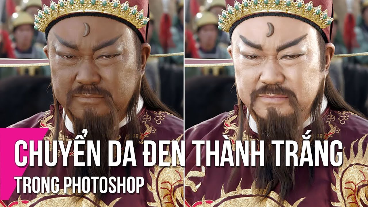 Chuyển Da Đen Thành Da Trắng Trong Photoshop | Thùy Uyên