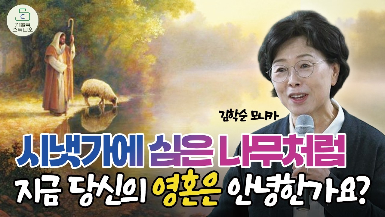 [인덕원성당 성령기도회 특강] 시냇가에 심은 나무처럼 지금 당신의 영혼은 안녕한가요? (시편 1,1-6)ㅣ김학순 모니카(수원교구 성령쇄신 봉사회 부회장)ㅣ천주교/강의/가톨릭스튜디오