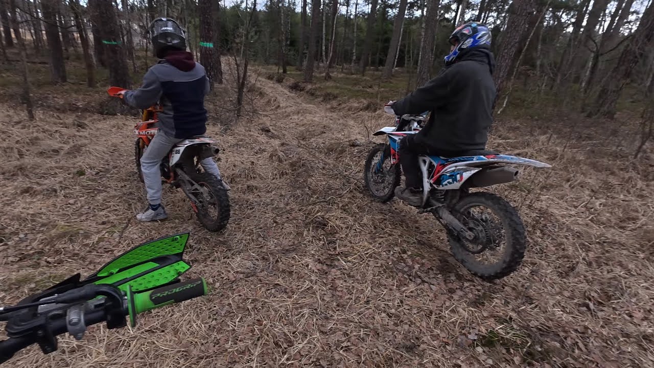 Barton NXT 250 i Kawasaki kx450f niedzielny wypad