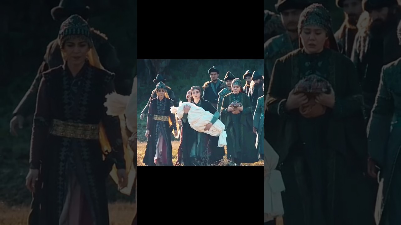 Halima☠️ Death😭scene 💥 Osman Buried🔥Halima😰Front😪Of Bala In The🤒Grave🪦 #shorts #osman