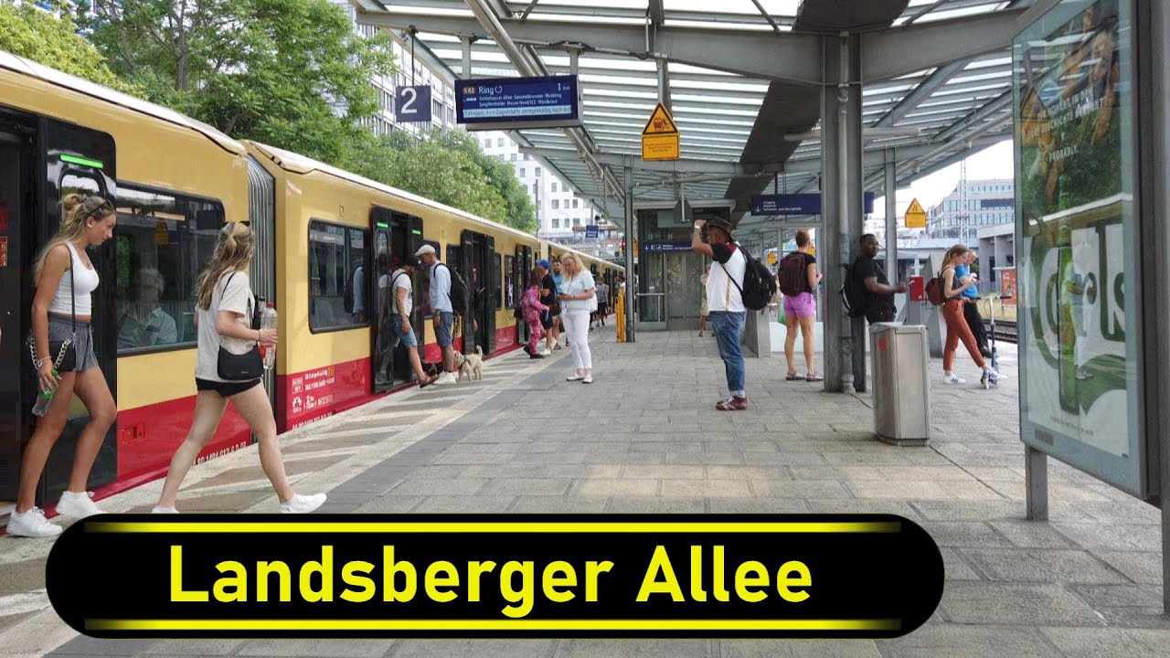 S-Bahn Station Landsberger Allee - Berlin 🇩🇪 - Walkthrough 🚶