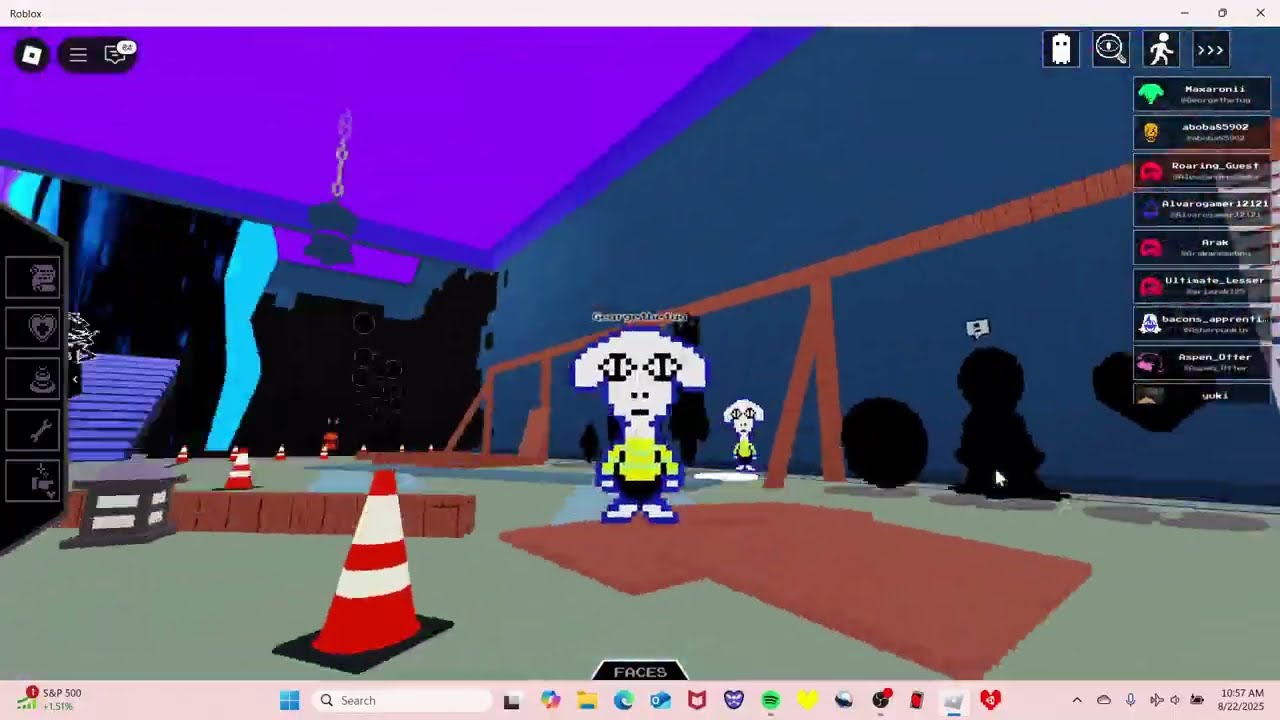 Trying to get Togore Dreemurr in Checho's Deltarune RP in Roblox!