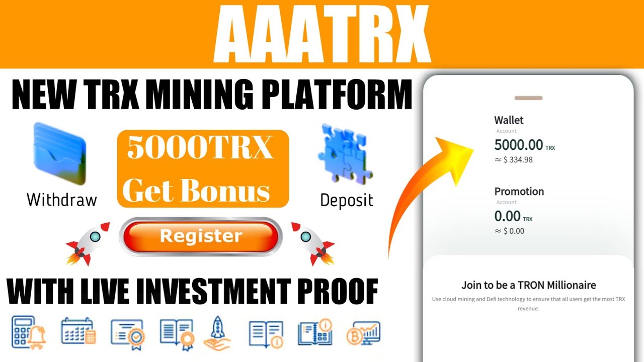 NEW MINING SITE AAATRX.COM FULL REVIEW HOW TO DEPOSIT AND WITHDRAWAL 2022 PROJECT.