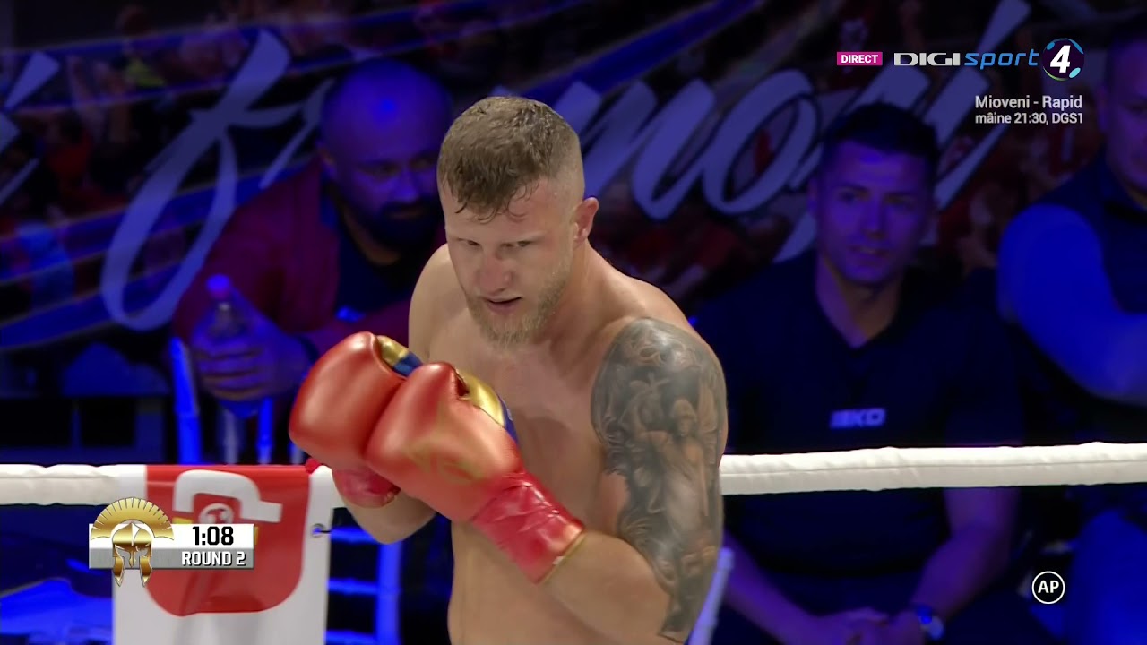 Edi Gafencu își apără centura în revanșa cu Anghel Cardoș, la Colosseum Tournament 27