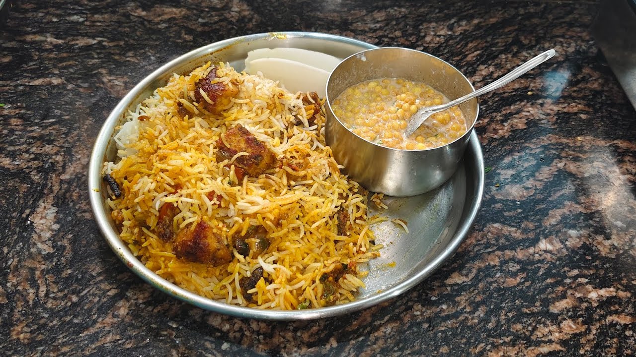 Paneer pulao and Bundi rayta