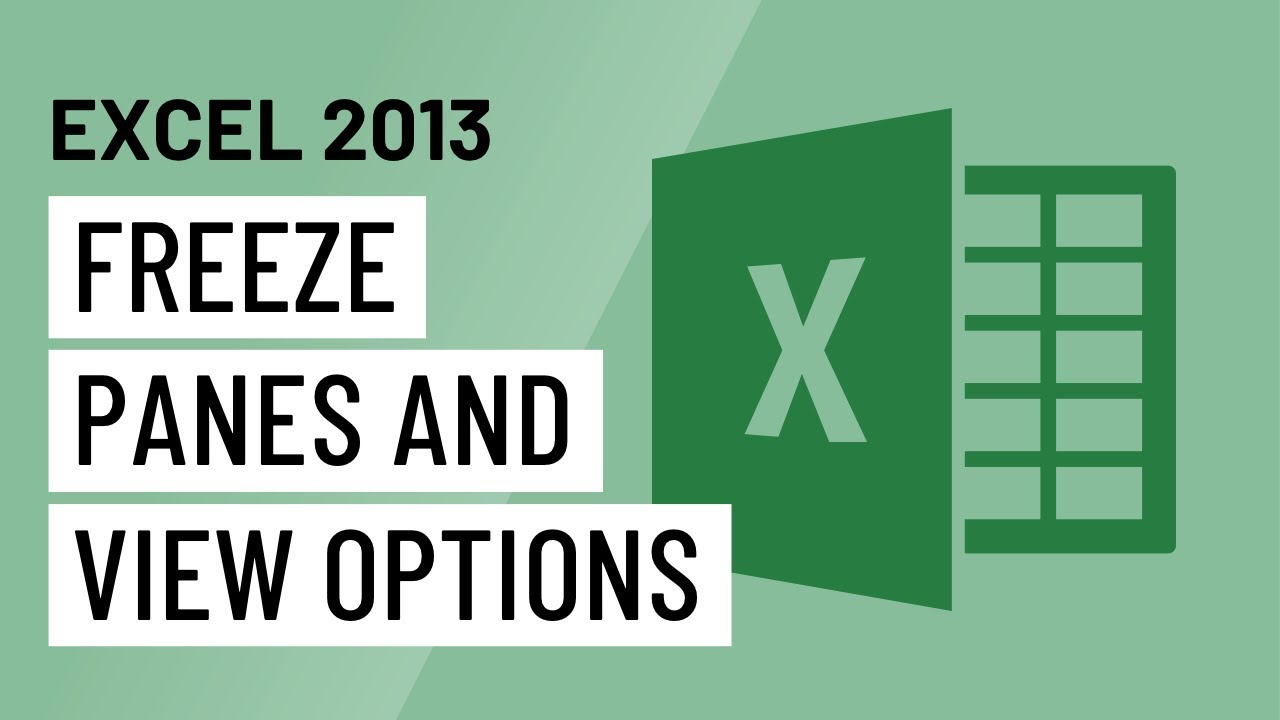 Excel 2013: Freezing Panes and View Options