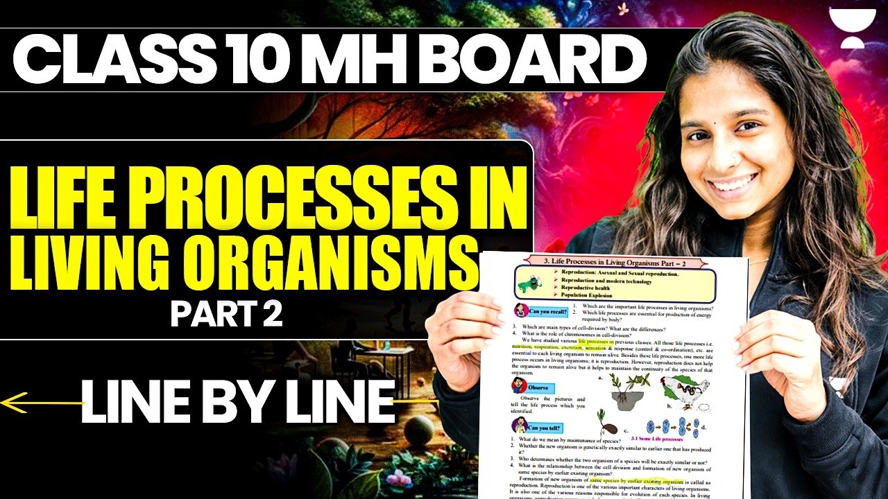 Life Processes in Living Organisms Part 2  Science 2 | SSC Class 10 MH Board | Pranita Ma’am