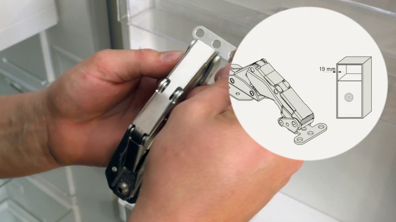 Führungsscharnier HETTICH Kamat Montagevideo