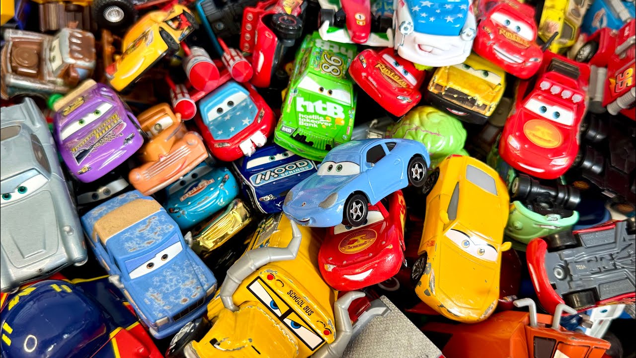 Тест машинок Disney Pixar на треке | Молния Маккуин и друзья