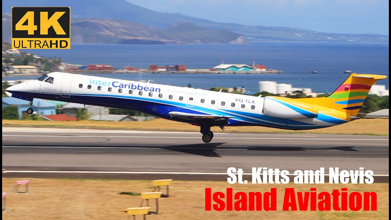 interCaribbean Embraer ERJ-145LR (VQ-TLR) In Action @ St. Kitts / Eastern Caribbean