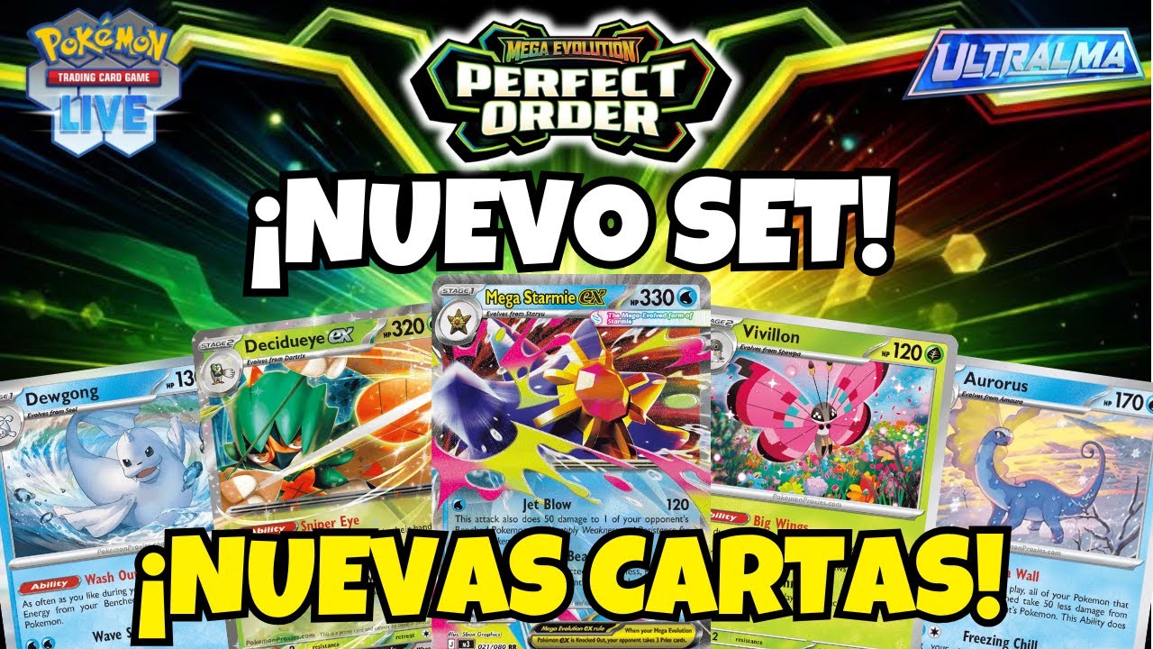 SE REVELA MEGA STARMIE EX, DECIDUEYE EX Y MÁS CARTAS! NUEVO SET [POKEMON TCG LIVE] [ POKÉ-NOTICIAS ]