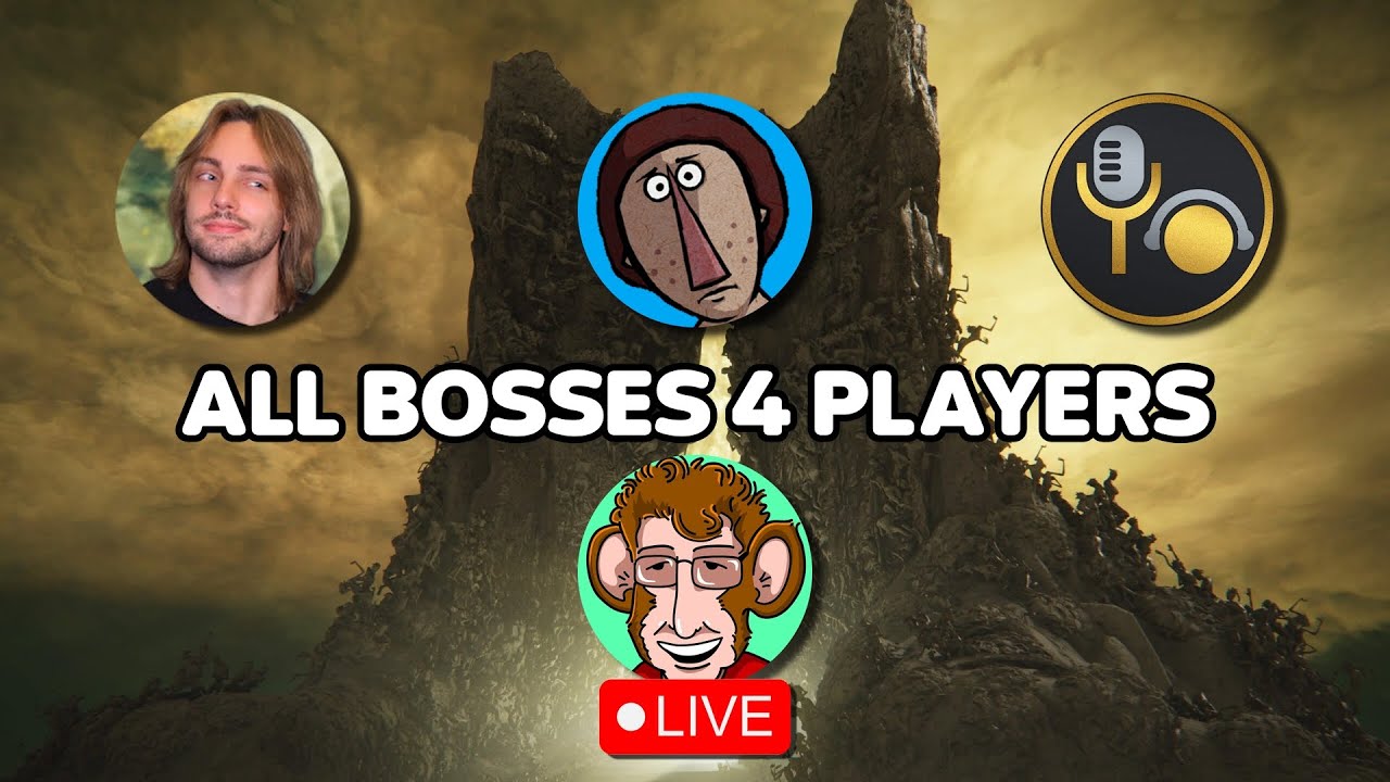 Elden Ring All Bosses 4 Players with @LilAggy @star0chris @YoJosherino