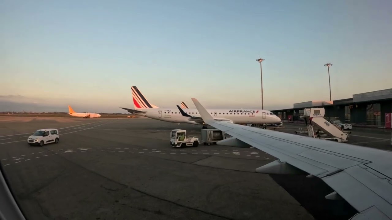 AIR FRANCE HOP 🇫🇷  Lyon Saint Exupéry LYS Strasbourg Enthzeim SXB 🇫🇷 Embraer ERJ 170 [FLIGHT REPORT]