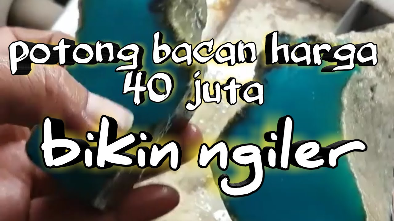 Potong bongkahan batu bacan