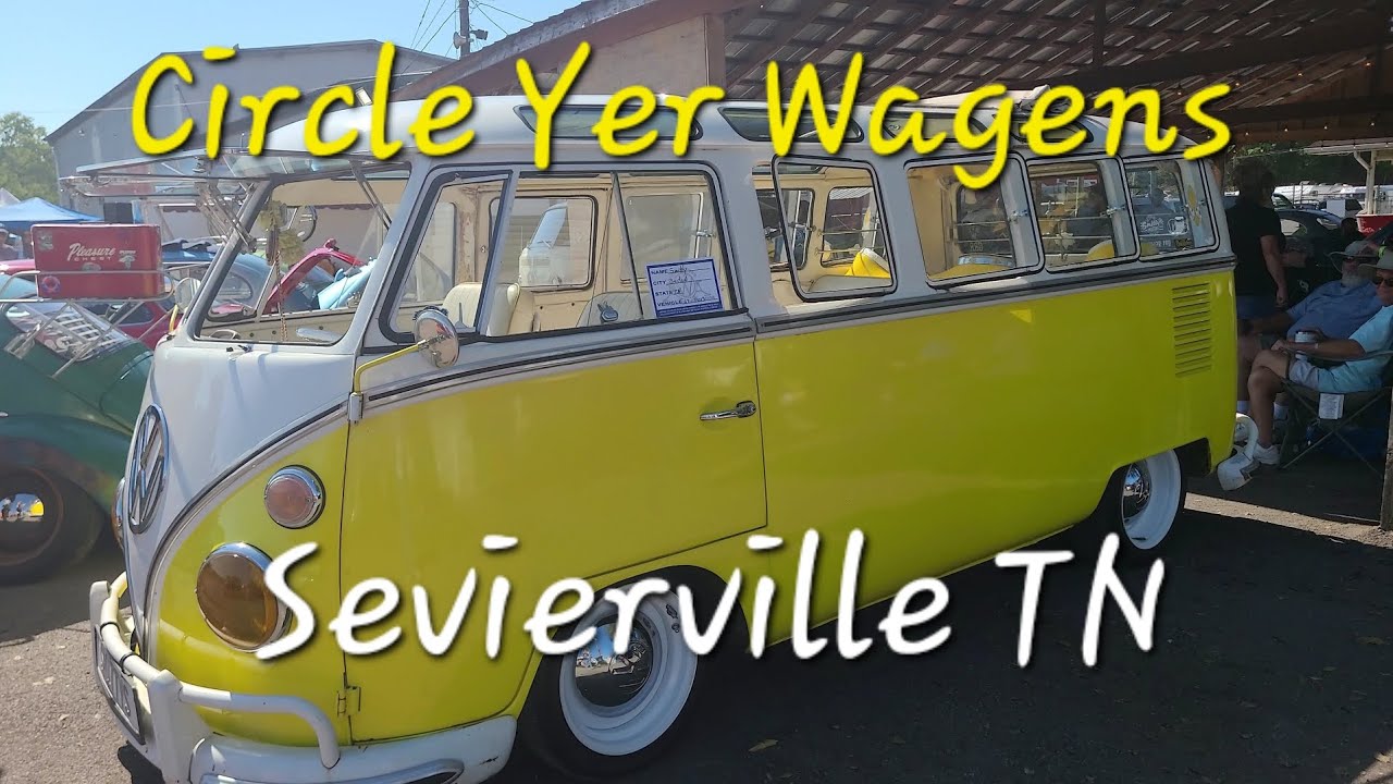 Circle Yer Wagens 59 Volkswagen Show in Sevierville TN.