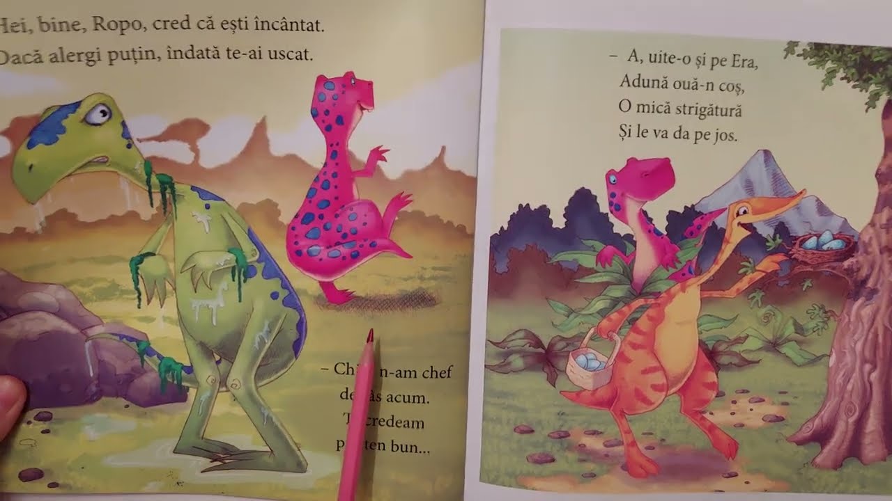 Povești citite pentru copii : DINOZAURUL CARE ȘI-A PIERDUT GLASUL / Povești audio , educative