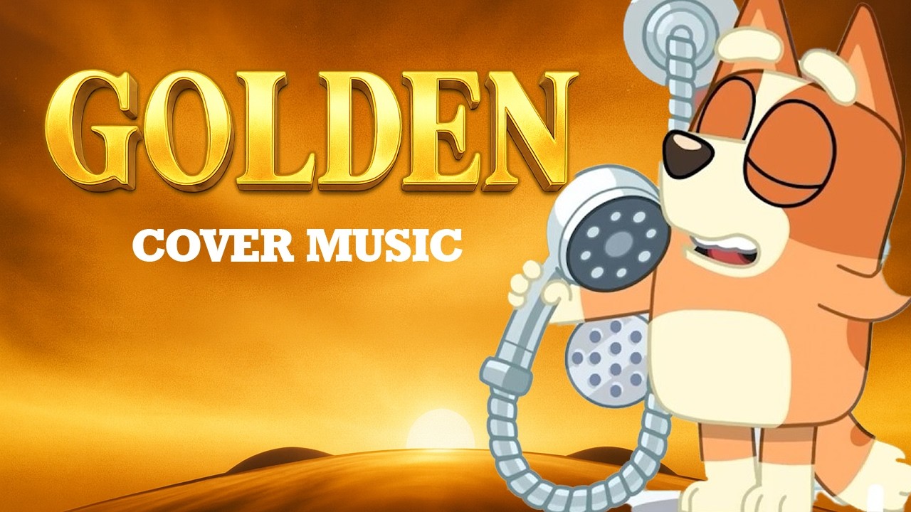 GOLDEN X Lively Moments with Bluey! Bluey Clips Compilation  Bluey (Official Music Cover)