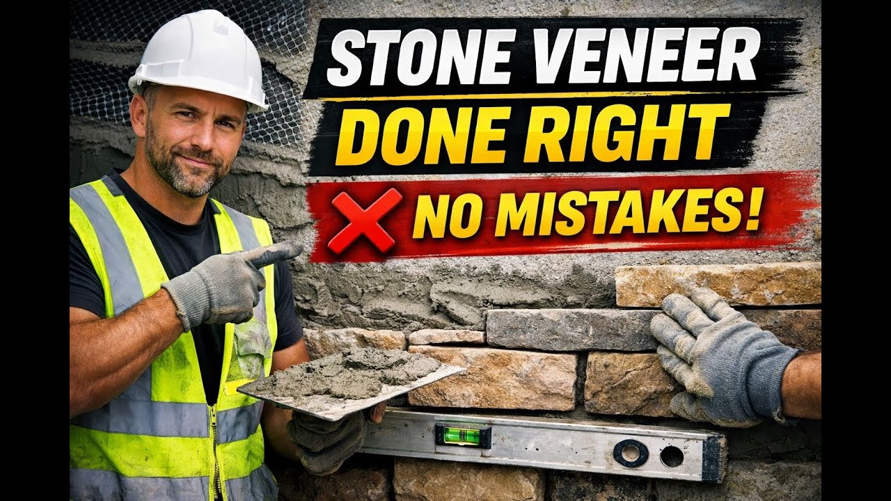 How to Install Stone Veneer Like a Pro (Step-by-Step) | NO Mistakes