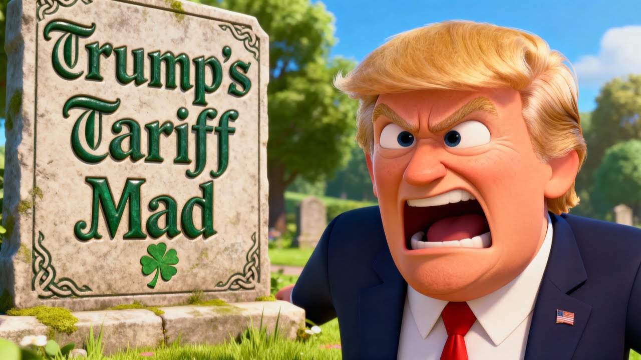 Trump's Tariff Tantrum 😂 Funny Irish Song Parody  Slaps Tariffs on Everyone!🍀Shamrocks & Shenanigans