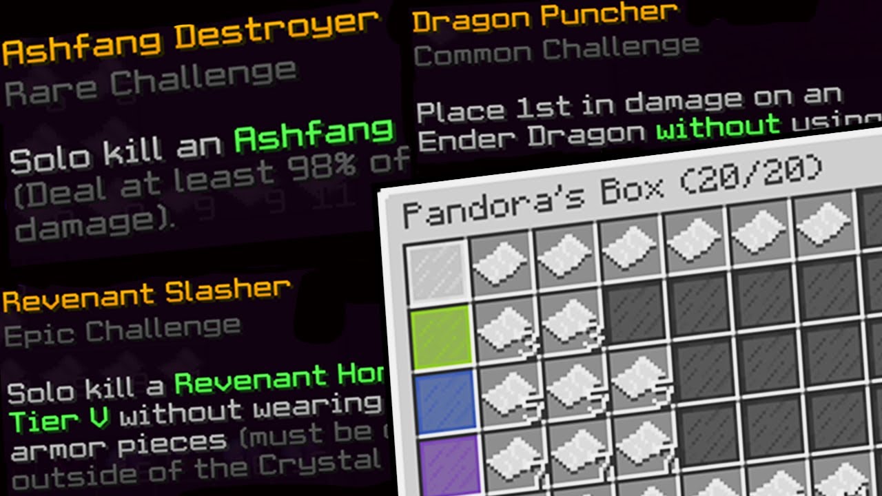 How to Beat Every Single Pandora's Box Challenge! (Hypixel Skyblock Update Guide)