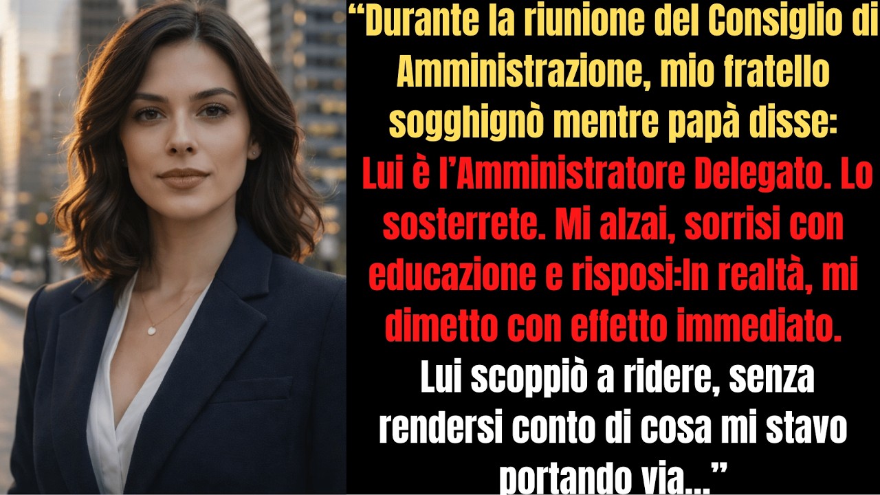 Mio padre mi ha cacciata per mio fratello. 3 settimane dopo mi ha pregata in ginocchio.