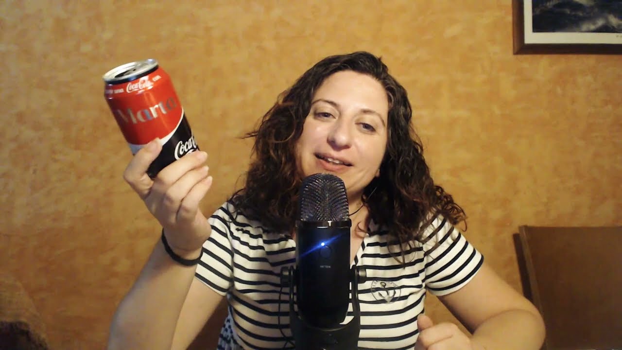 Tapping asmr en latas 🪄/ asmr casero, triggers /asmr español para dormir/Lady Sue ASMR