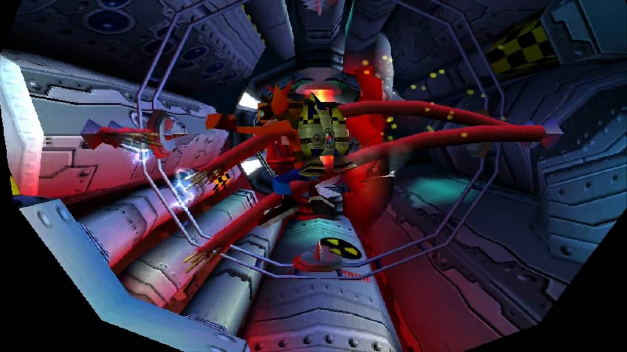 Crash Bandicoot 2 - 100% Gameplay, Level 24 Pack Attack