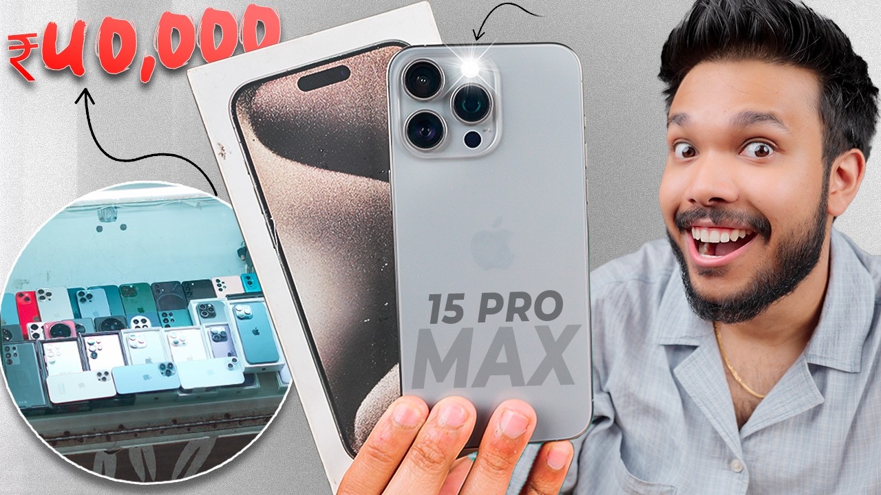 i Bought ₹40,000 iPhone 15 Pro Max From Offline Market !!