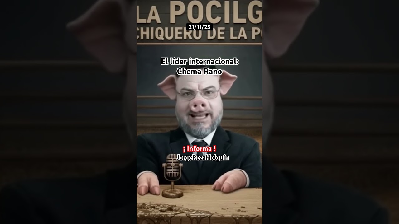 21/11/25.                     Chema Rano: Es informa. Jorge Reza Holgu&iacute;n. #noticias #humor #guerra