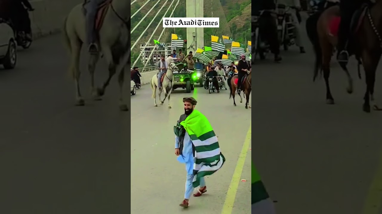 Highlights from the Jammu Kashmir Joint Awami Action Committee Rally at Naluchi Bridge, Muzaffarabad