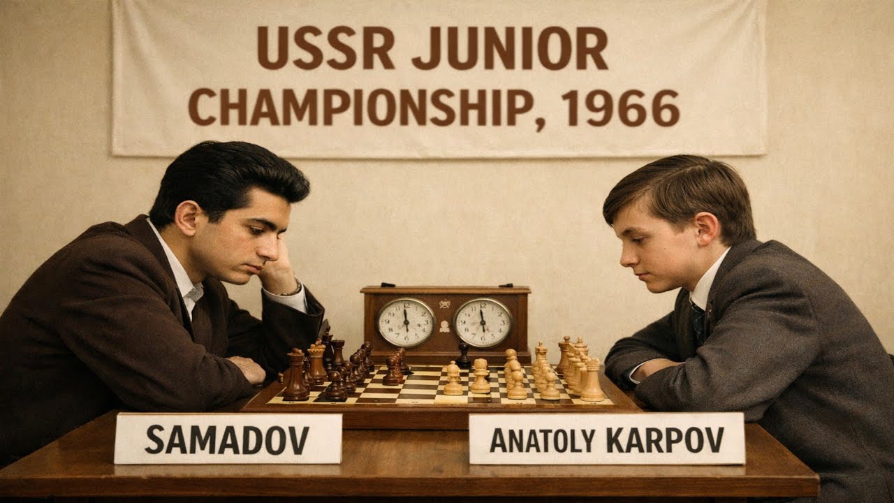 Samadov vs Anatoly karpov • USSR Junior Championship. 196