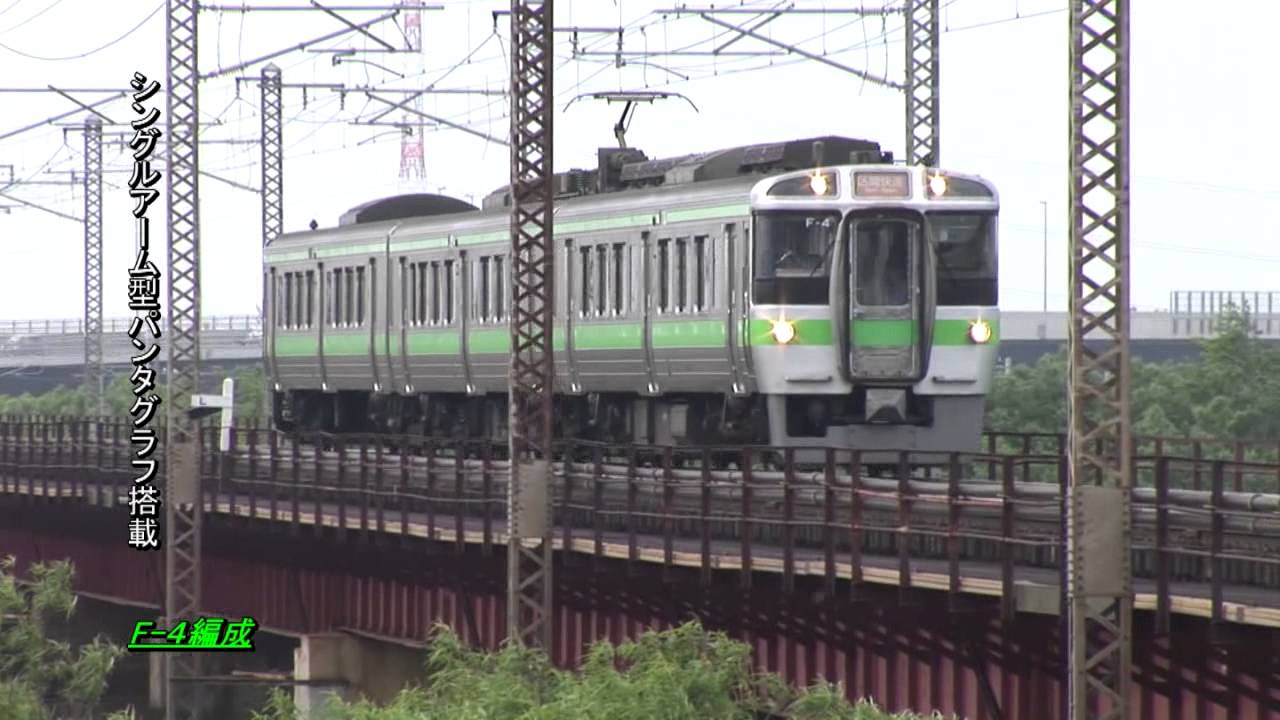 （非HD）721系電車全編成走行シーン