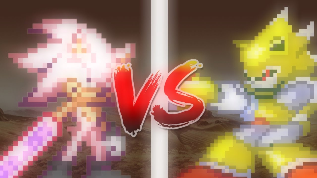 Sonic Black vs Metallix (Sprite Animation)