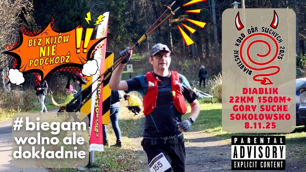 Diabelskie Koło G&oacute;r Suchych: Diablik - 22km 1500m+ Sokołowsko 8.11.2025