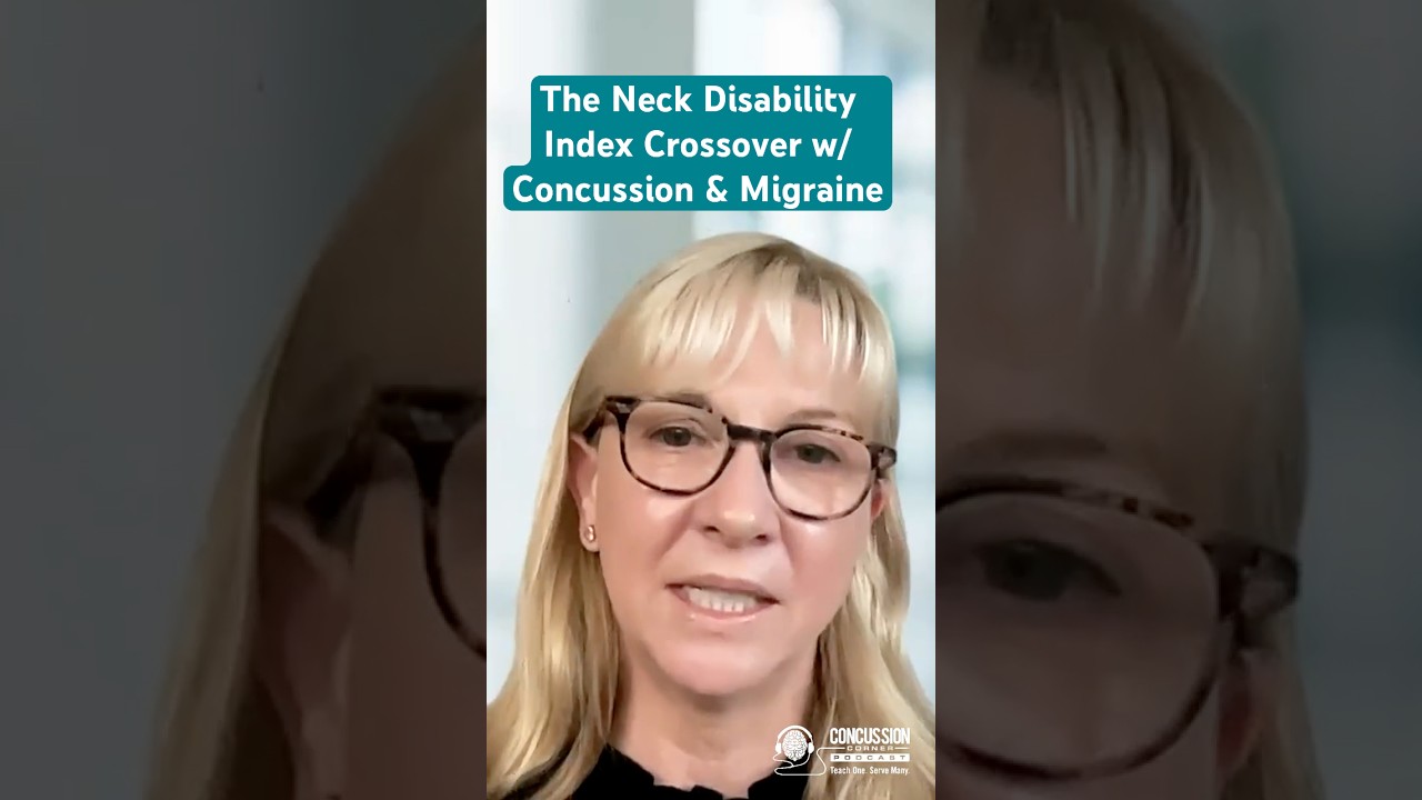 The Neck Disability Index Crossover w/ Concussion & Migraine | Dr. Julia Treleaven, PhD #physio
