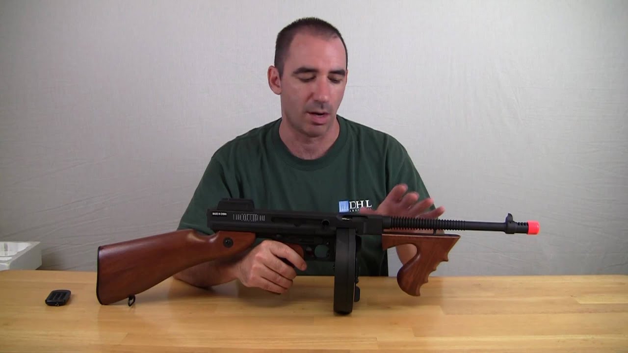 Airsoft Review Thompson 1928 Chicago Typewriter