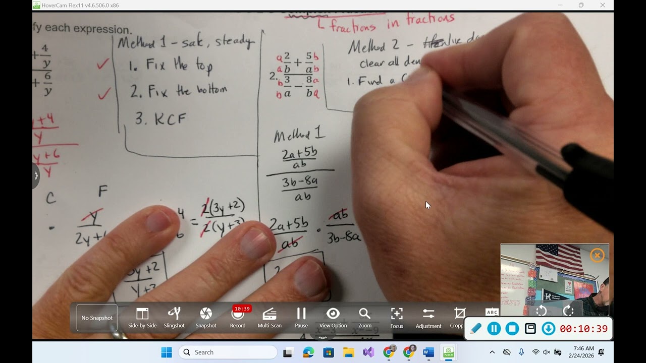 ALg2 Complex Fractions
