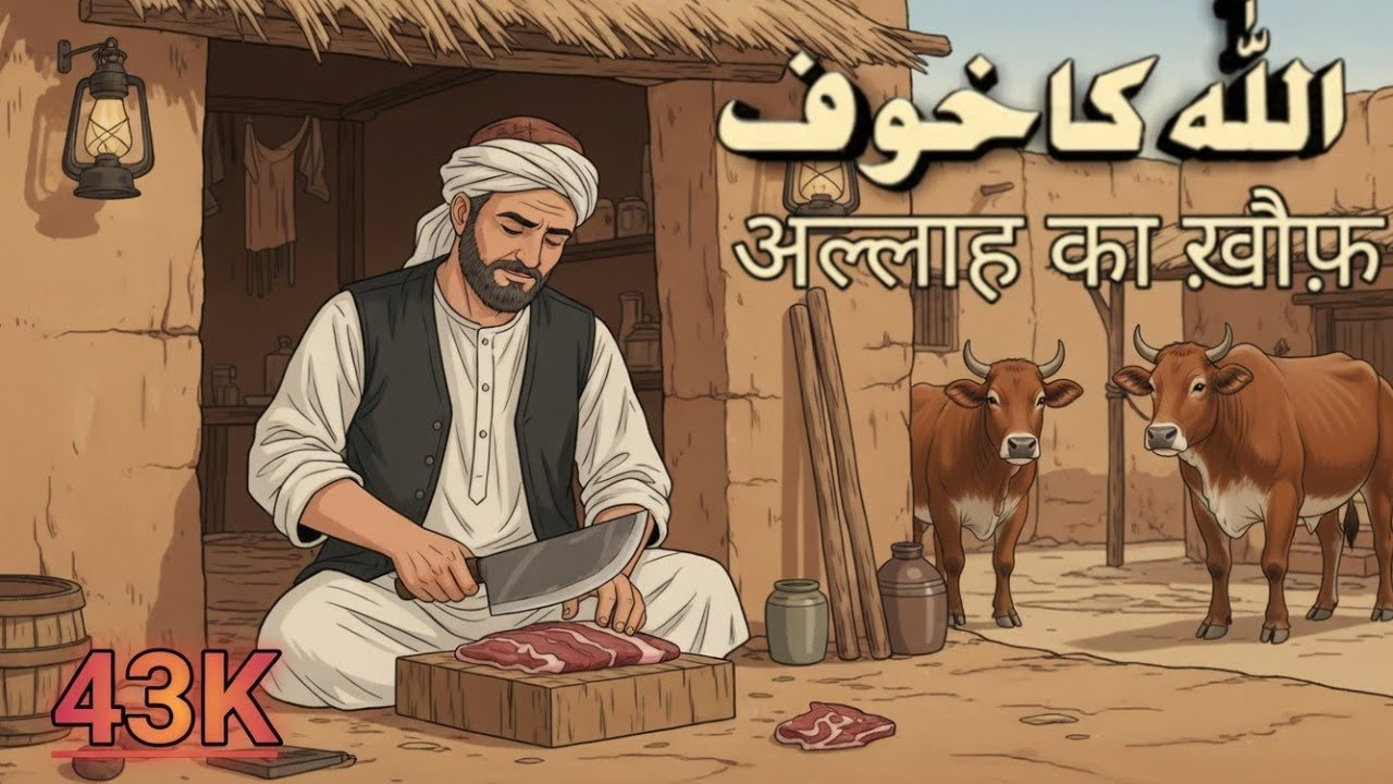 Allah Ka Khauf | अल्लाह का ख़ौफ़ | Islamic Moral story | qsaai or kumhar| importance of hala income