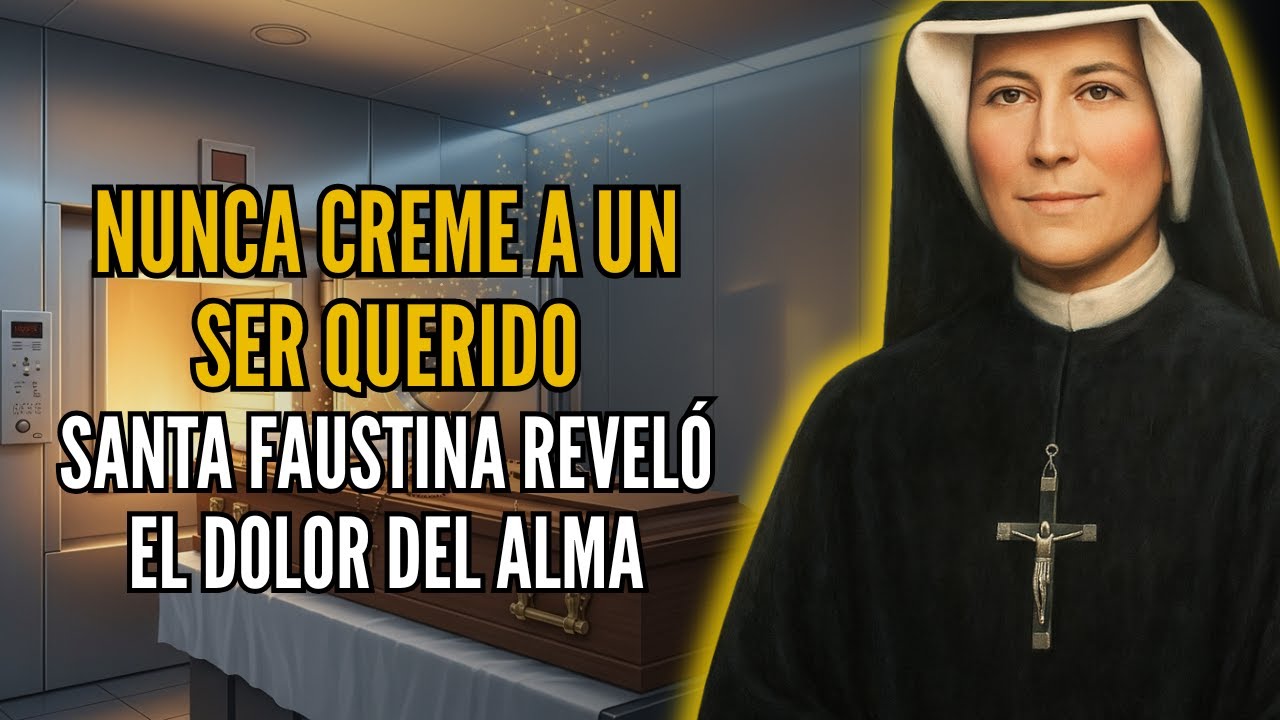 NUNCA creme a un ser querido sin saber ESTO: Santa Faustina revela el dolor que siente el alma.