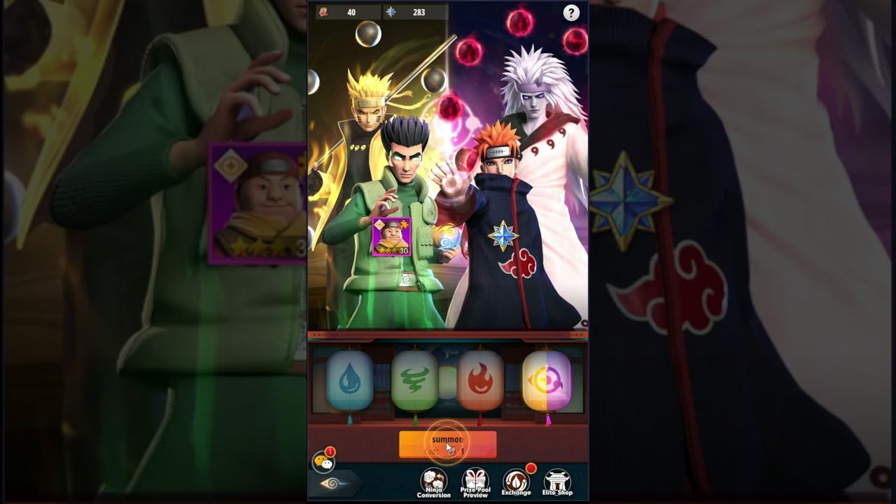 🍀🍀80 Elite Summon Buat Dapatin Rikudo Madara🍀🍀