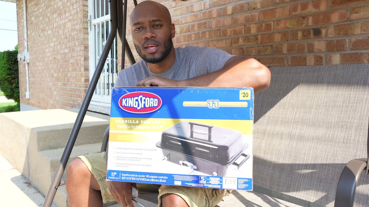 kingsfords 17inch Rectangular Grill Unboxing