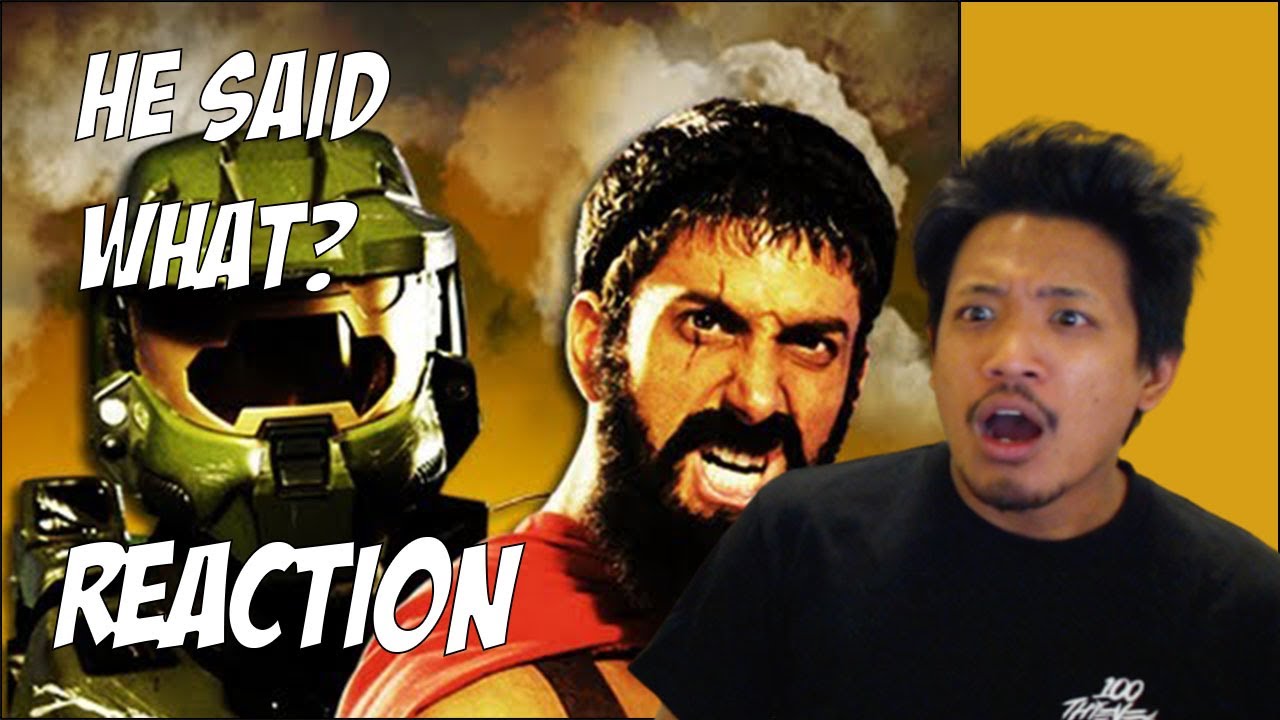 Master Chief vs Leonidas. Epic Rap Battles of History REACTION!